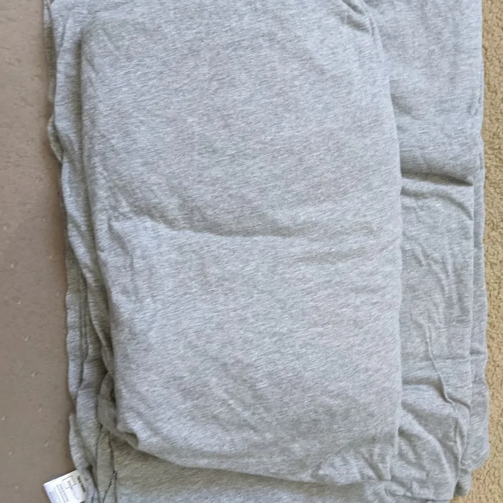 Mainstays heather gray twin XL fitted & flat sheet set w/ OSU pillowcase